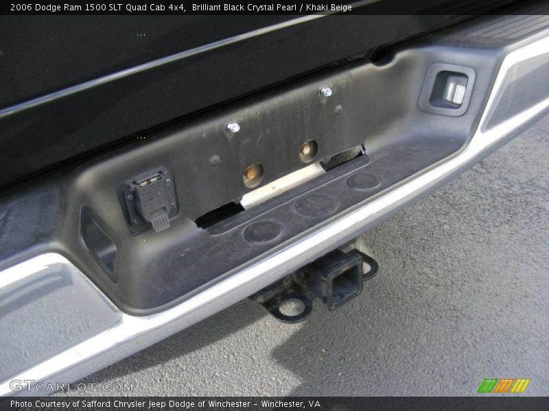 Brilliant Black Crystal Pearl / Khaki Beige 2006 Dodge Ram 1500 SLT Quad Cab 4x4