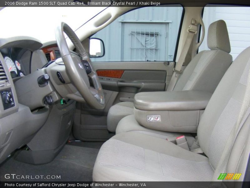  2006 Ram 1500 SLT Quad Cab 4x4 Khaki Beige Interior
