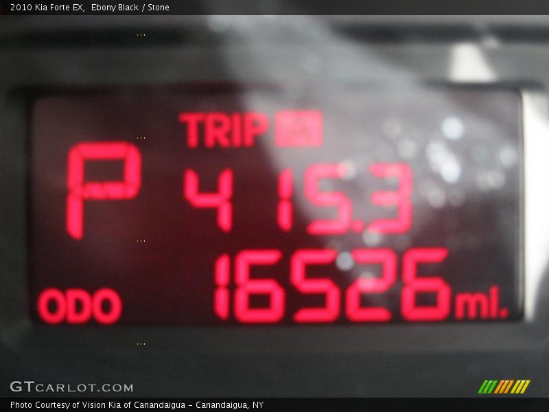 Ebony Black / Stone 2010 Kia Forte EX