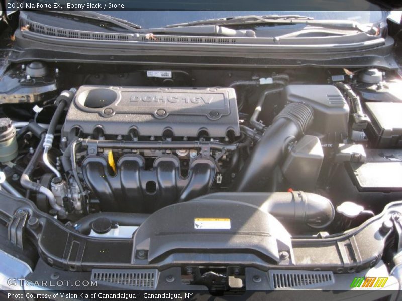 Ebony Black / Stone 2010 Kia Forte EX