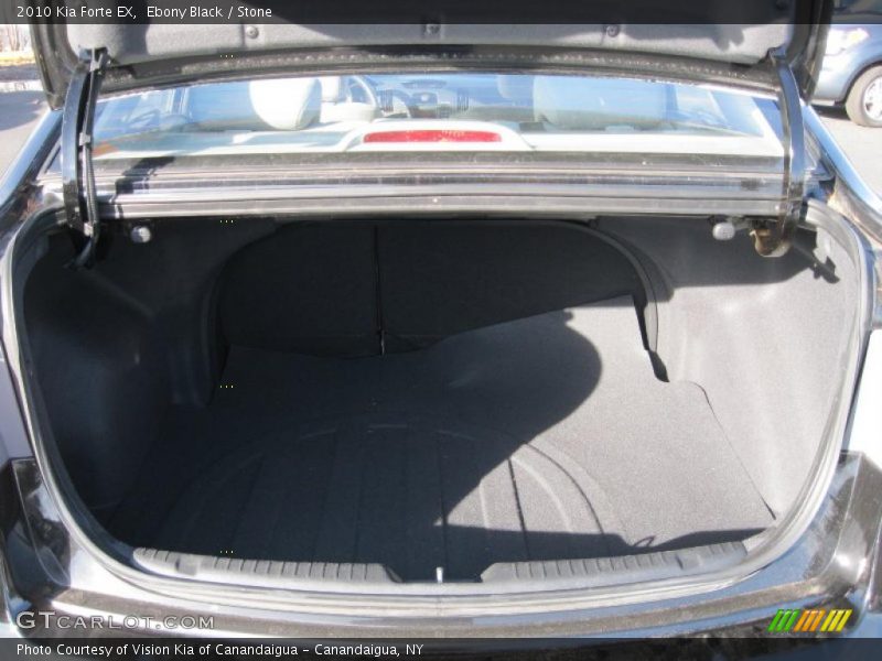 Ebony Black / Stone 2010 Kia Forte EX