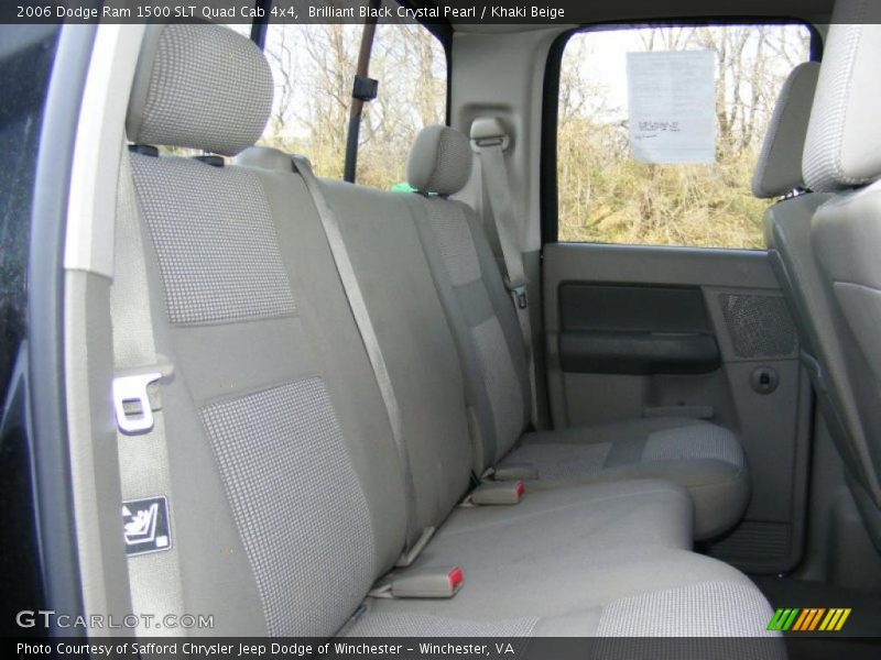  2006 Ram 1500 SLT Quad Cab 4x4 Khaki Beige Interior