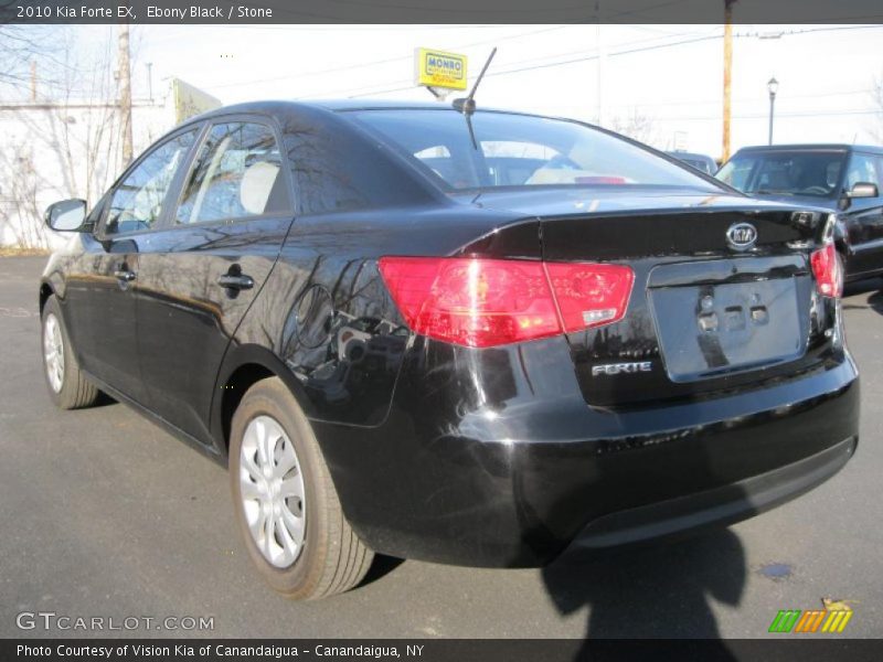 Ebony Black / Stone 2010 Kia Forte EX
