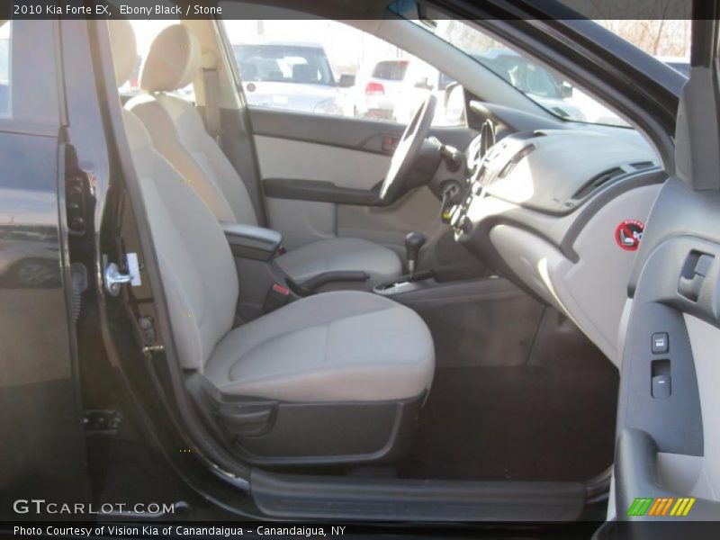 Ebony Black / Stone 2010 Kia Forte EX