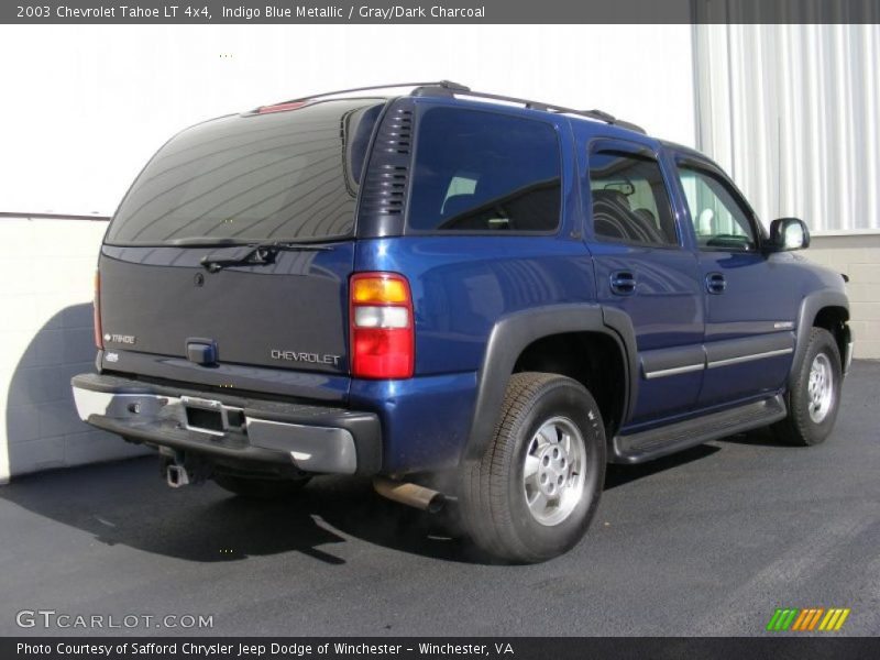 Indigo Blue Metallic / Gray/Dark Charcoal 2003 Chevrolet Tahoe LT 4x4