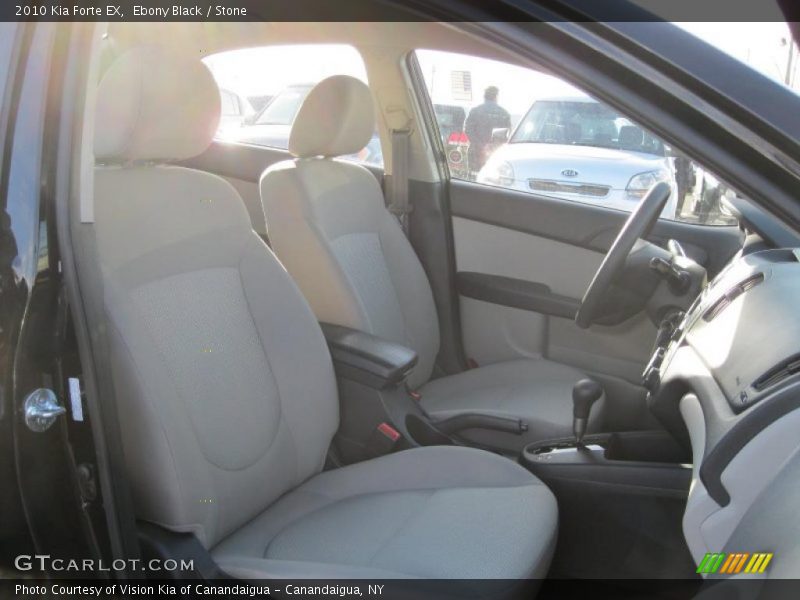 Ebony Black / Stone 2010 Kia Forte EX