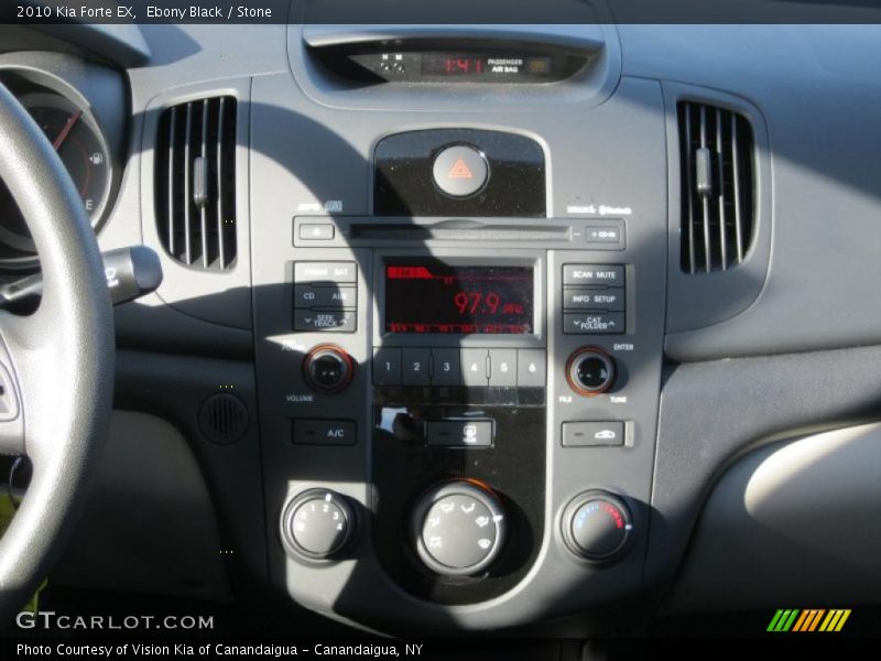 Ebony Black / Stone 2010 Kia Forte EX