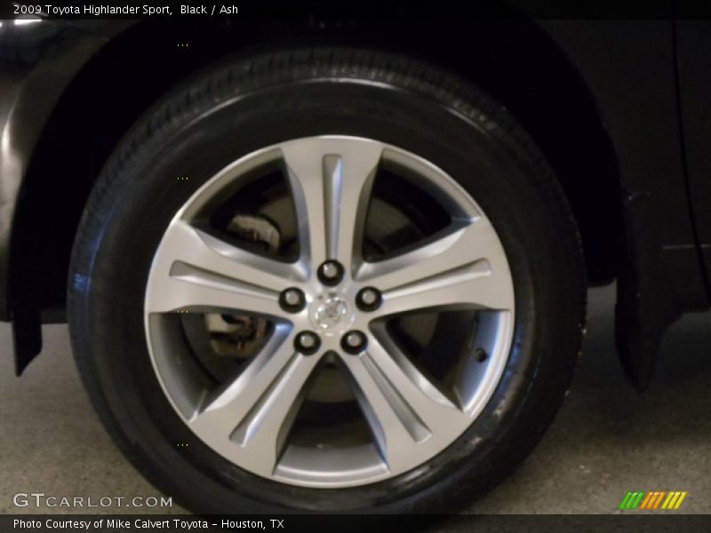 Black / Ash 2009 Toyota Highlander Sport