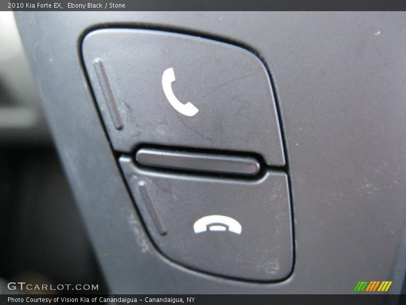 Ebony Black / Stone 2010 Kia Forte EX
