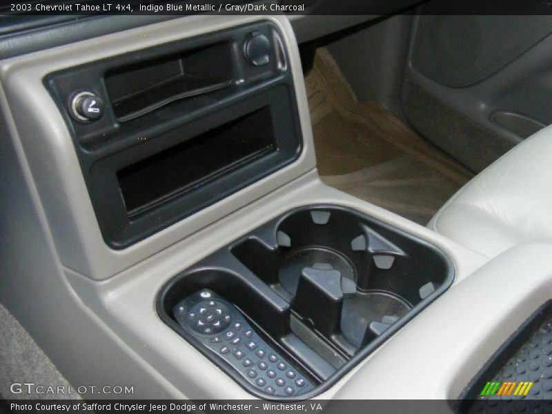 Indigo Blue Metallic / Gray/Dark Charcoal 2003 Chevrolet Tahoe LT 4x4