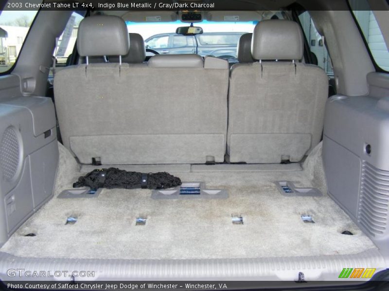 Indigo Blue Metallic / Gray/Dark Charcoal 2003 Chevrolet Tahoe LT 4x4