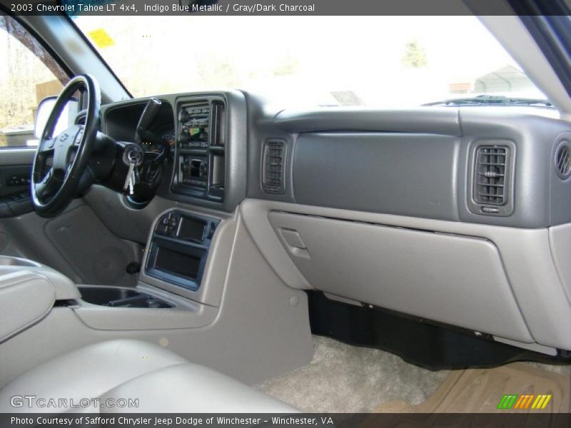 Indigo Blue Metallic / Gray/Dark Charcoal 2003 Chevrolet Tahoe LT 4x4