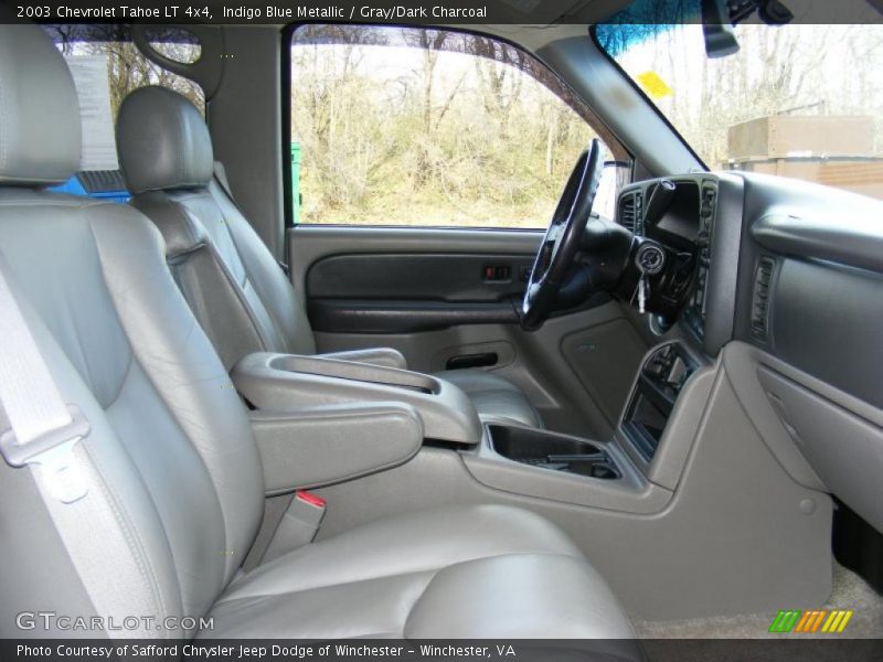 Indigo Blue Metallic / Gray/Dark Charcoal 2003 Chevrolet Tahoe LT 4x4