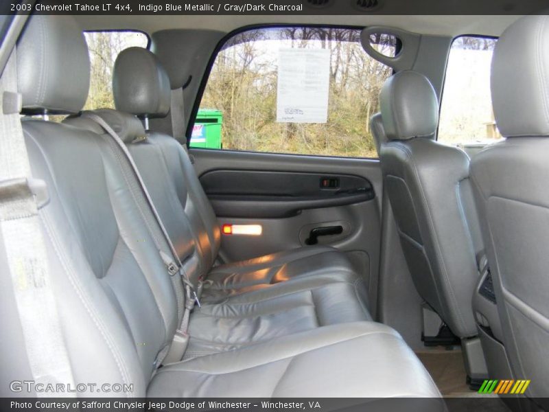 Indigo Blue Metallic / Gray/Dark Charcoal 2003 Chevrolet Tahoe LT 4x4