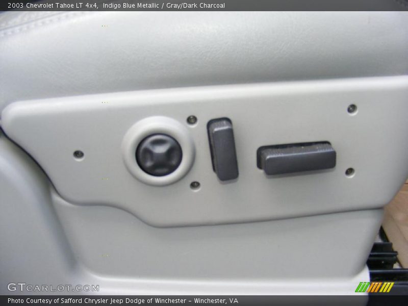 Indigo Blue Metallic / Gray/Dark Charcoal 2003 Chevrolet Tahoe LT 4x4