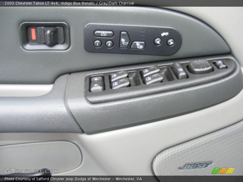 Indigo Blue Metallic / Gray/Dark Charcoal 2003 Chevrolet Tahoe LT 4x4