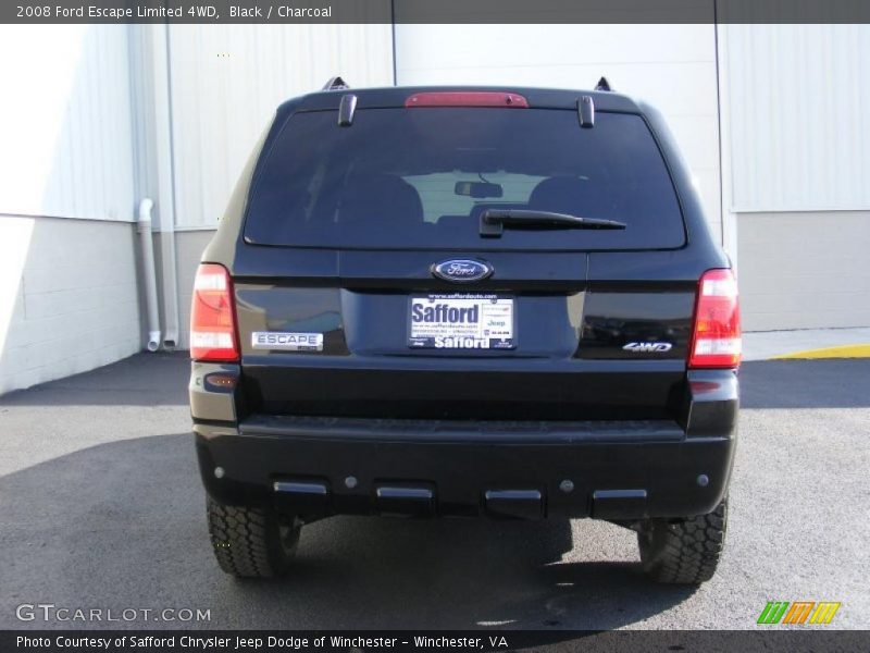 Black / Charcoal 2008 Ford Escape Limited 4WD