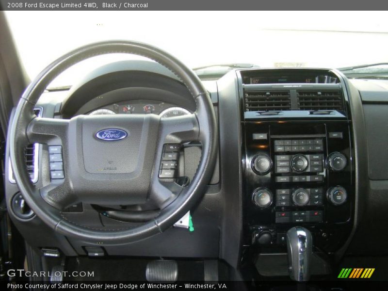 Controls of 2008 Escape Limited 4WD