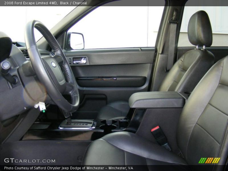  2008 Escape Limited 4WD Charcoal Interior