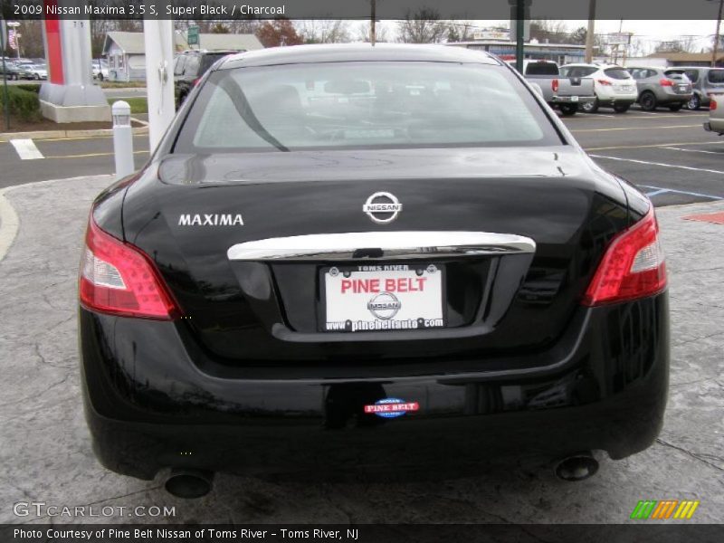 Super Black / Charcoal 2009 Nissan Maxima 3.5 S