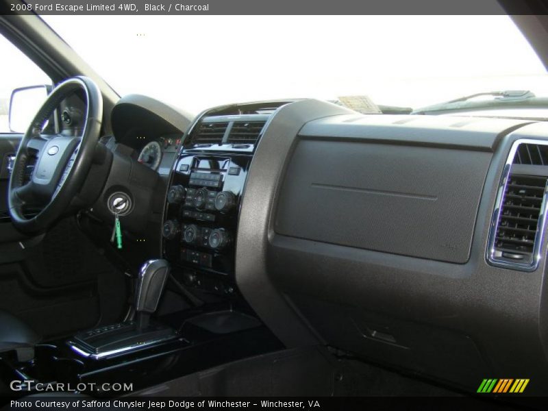 Dashboard of 2008 Escape Limited 4WD