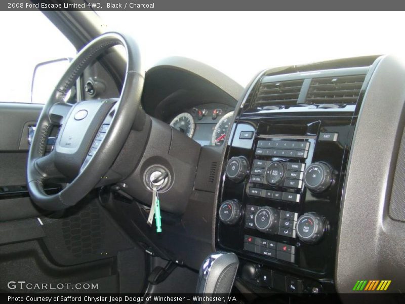 Controls of 2008 Escape Limited 4WD