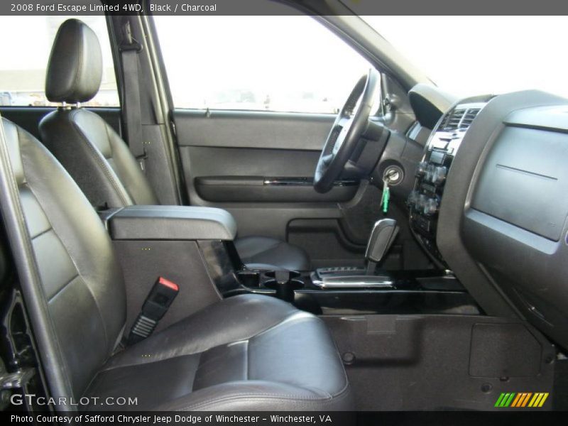  2008 Escape Limited 4WD Charcoal Interior
