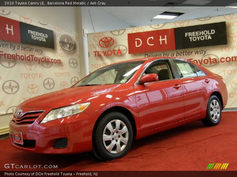 Barcelona Red Metallic / Ash Gray 2010 Toyota Camry LE