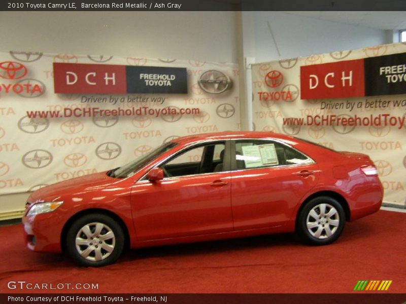Barcelona Red Metallic / Ash Gray 2010 Toyota Camry LE
