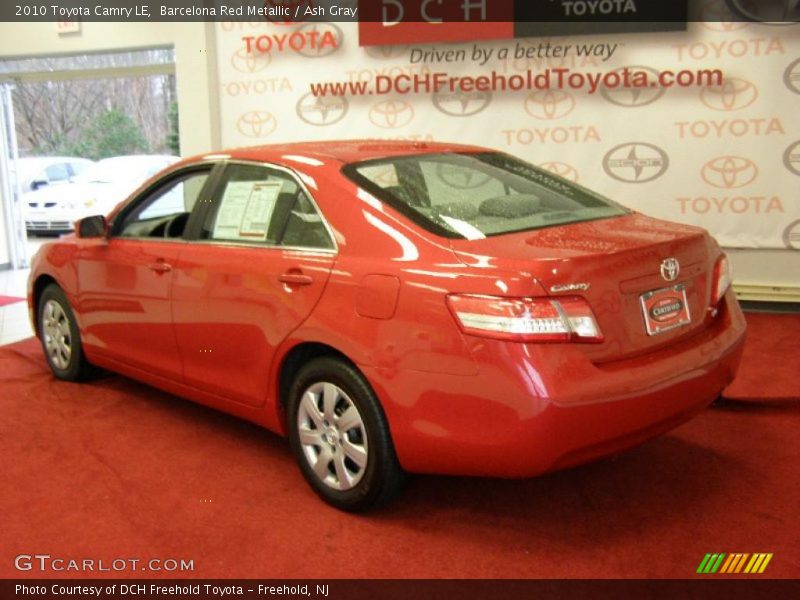 Barcelona Red Metallic / Ash Gray 2010 Toyota Camry LE