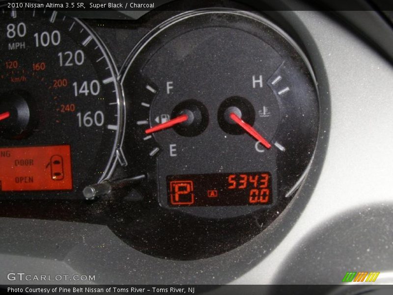 Super Black / Charcoal 2010 Nissan Altima 3.5 SR