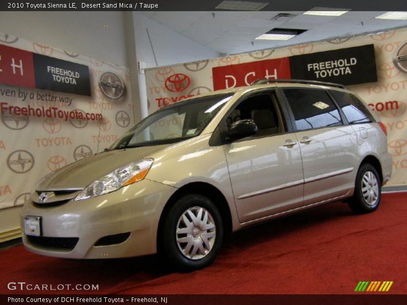 Desert Sand Mica / Taupe 2010 Toyota Sienna LE