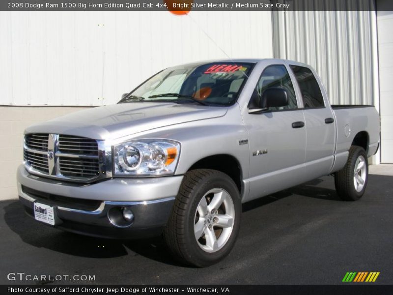 Front 3/4 View of 2008 Ram 1500 Big Horn Edition Quad Cab 4x4