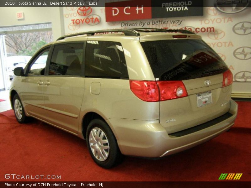 Desert Sand Mica / Taupe 2010 Toyota Sienna LE