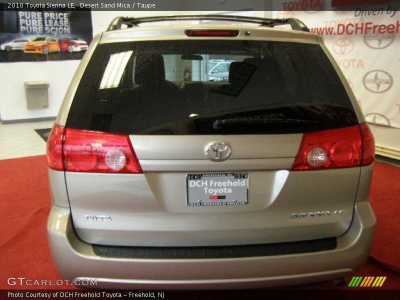 Desert Sand Mica / Taupe 2010 Toyota Sienna LE