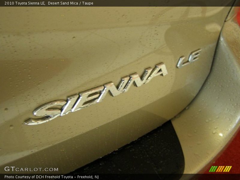 Desert Sand Mica / Taupe 2010 Toyota Sienna LE