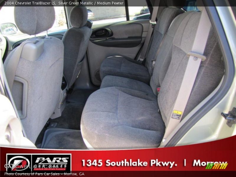 Silver Green Metallic / Medium Pewter 2004 Chevrolet TrailBlazer LS