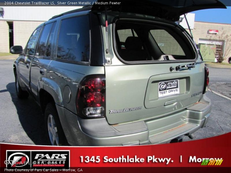 Silver Green Metallic / Medium Pewter 2004 Chevrolet TrailBlazer LS