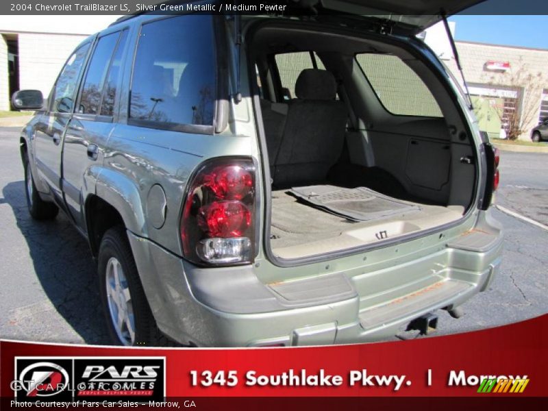 Silver Green Metallic / Medium Pewter 2004 Chevrolet TrailBlazer LS