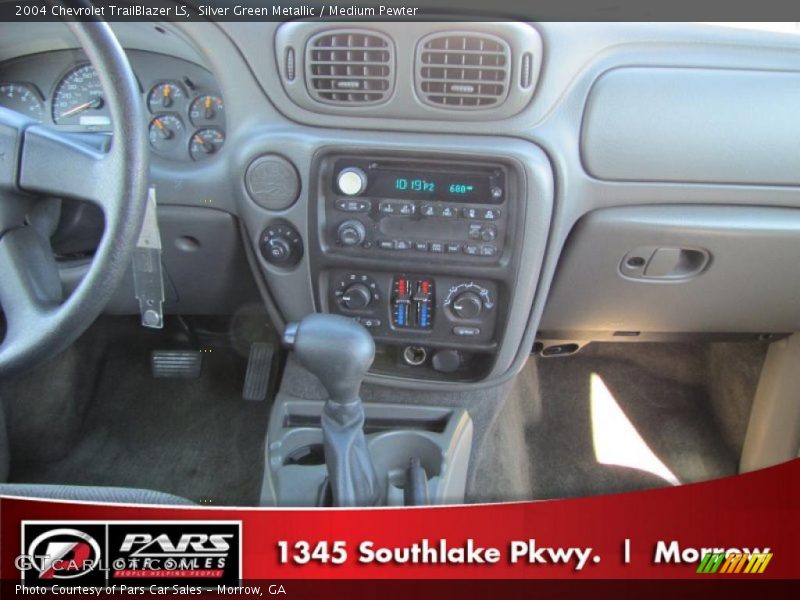 Silver Green Metallic / Medium Pewter 2004 Chevrolet TrailBlazer LS