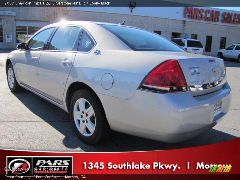 Silverstone Metallic / Ebony Black 2007 Chevrolet Impala LS