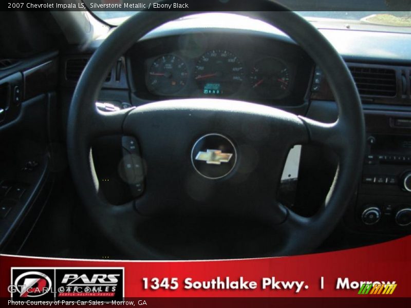 Silverstone Metallic / Ebony Black 2007 Chevrolet Impala LS
