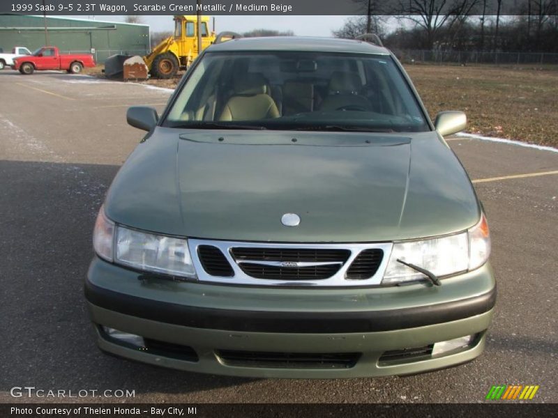 Scarabe Green Metallic / Medium Beige 1999 Saab 9-5 2.3T Wagon