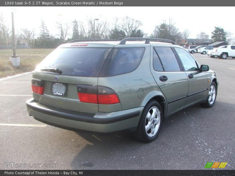 Scarabe Green Metallic / Medium Beige 1999 Saab 9-5 2.3T Wagon