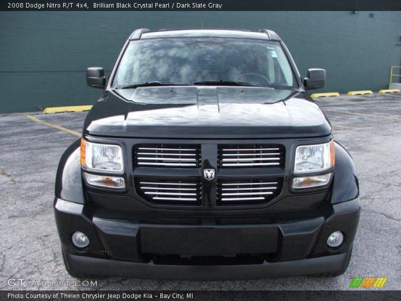 Brilliant Black Crystal Pearl / Dark Slate Gray 2008 Dodge Nitro R/T 4x4