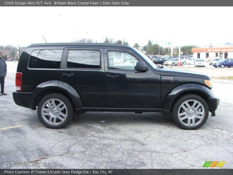 Brilliant Black Crystal Pearl / Dark Slate Gray 2008 Dodge Nitro R/T 4x4