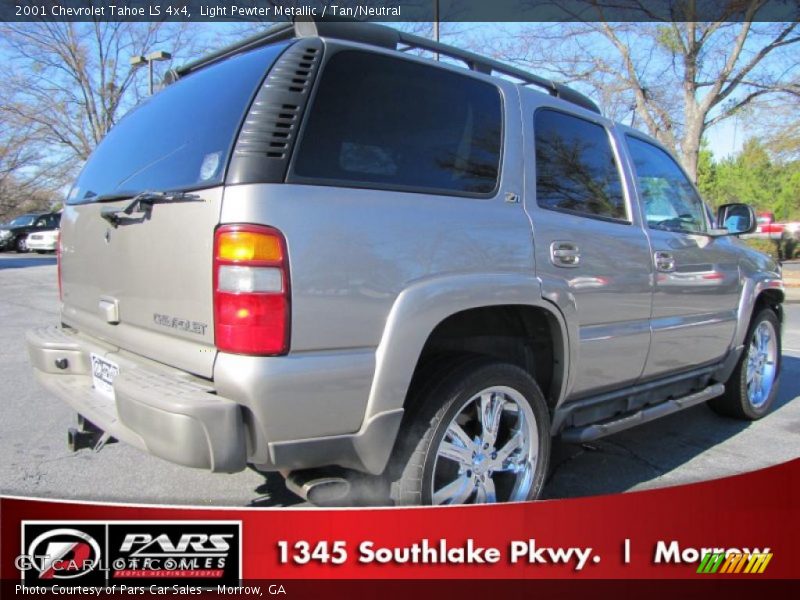 Light Pewter Metallic / Tan/Neutral 2001 Chevrolet Tahoe LS 4x4