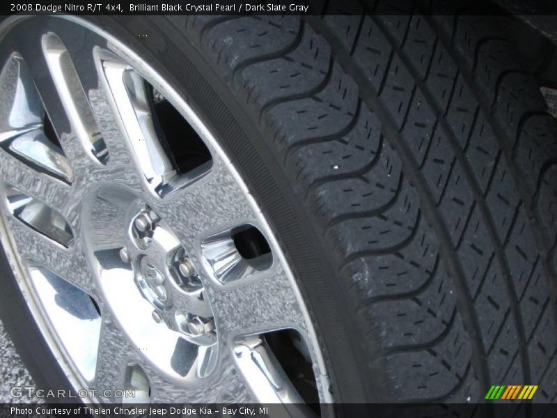 Brilliant Black Crystal Pearl / Dark Slate Gray 2008 Dodge Nitro R/T 4x4