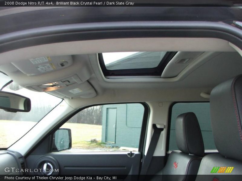 Brilliant Black Crystal Pearl / Dark Slate Gray 2008 Dodge Nitro R/T 4x4