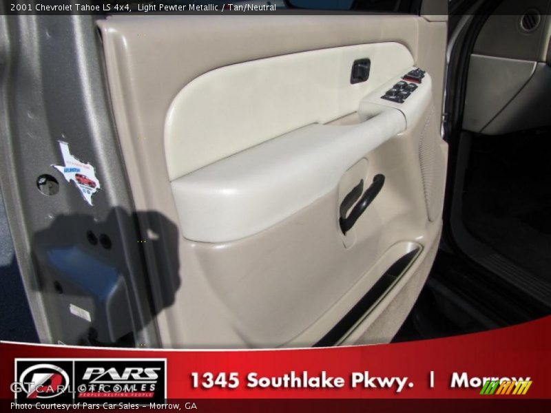 Light Pewter Metallic / Tan/Neutral 2001 Chevrolet Tahoe LS 4x4